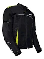 Casaca Street Negro/amarillo T-m
